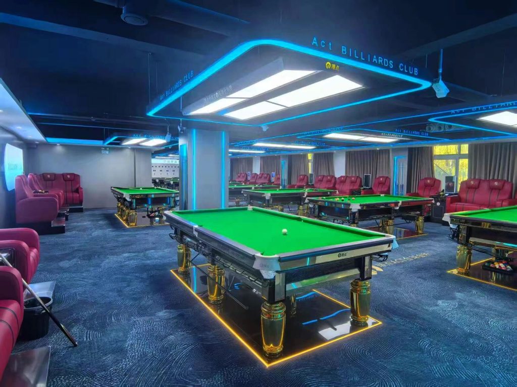 璟点ACT台球会所双层空间惊艳亮相！驻马店秦总：合金豹是“人气王”！