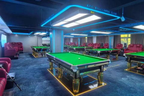 璟点ACT台球会所双层空间惊艳亮相！驻马店秦总：合金豹是“人气王”！