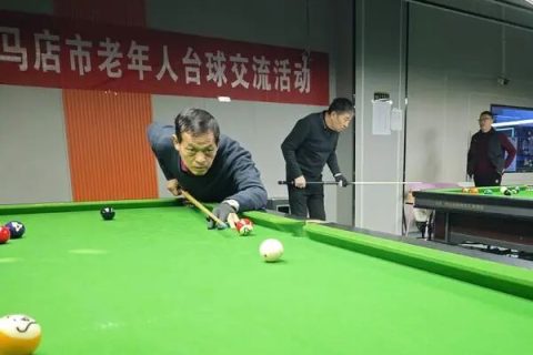 2025年驻马店市老年人台球交流活动在上蔡县举行