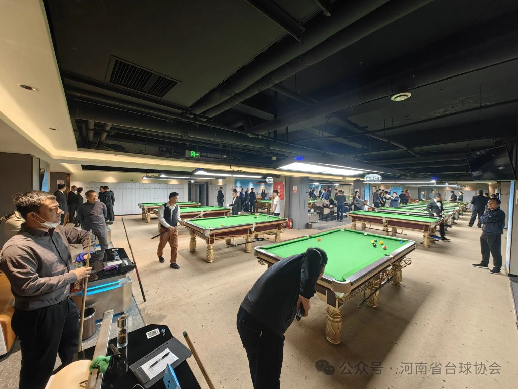 河南省台球协会热烈祝贺省直机关第八届全民健身运动会中式台球项目比赛成功举办