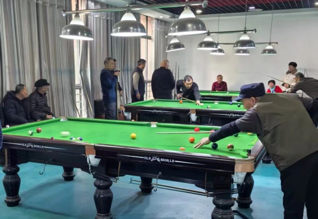 商丘市老干部学习活动中心举办“庆元旦 迎新年”老干部台球比赛