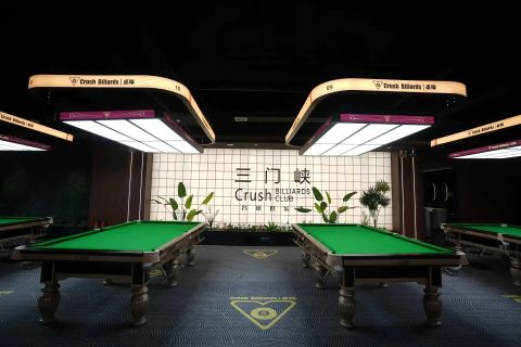 三门峡【Crush·Billiards·桌球】品质台球+棋牌休闲，构建高端综合娱乐空间