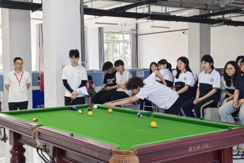 洛阳绿业信息中等专业学校校园台球赛